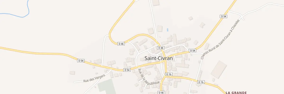 Plan du 9 Rue des Grands Fossés à Saint-Civran