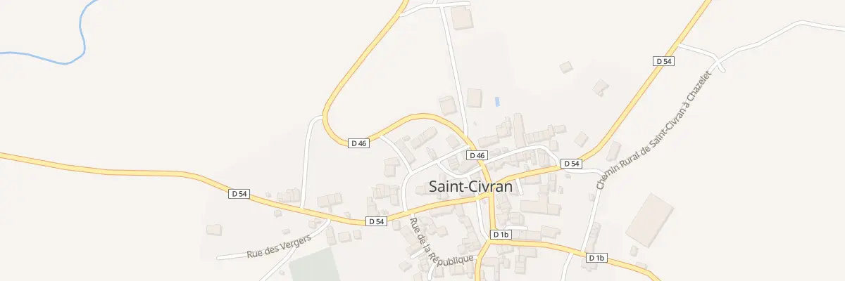 Plan du 11 Rue des Grands Fossés à Saint-Civran