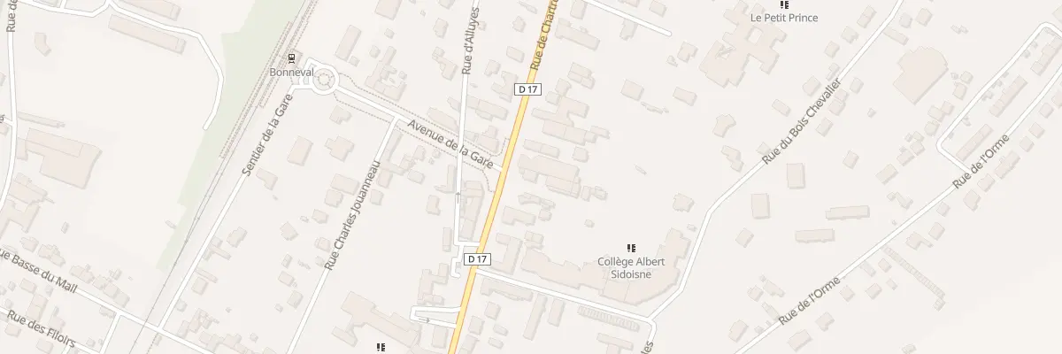 Plan du 78 Rue de Chartres à Bonneval