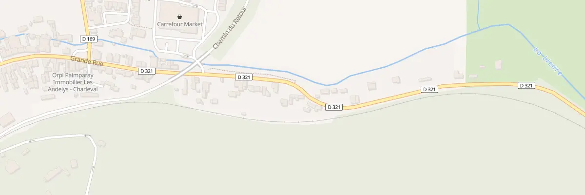 Plan du 24 Rte de Menesqueville à Charleval