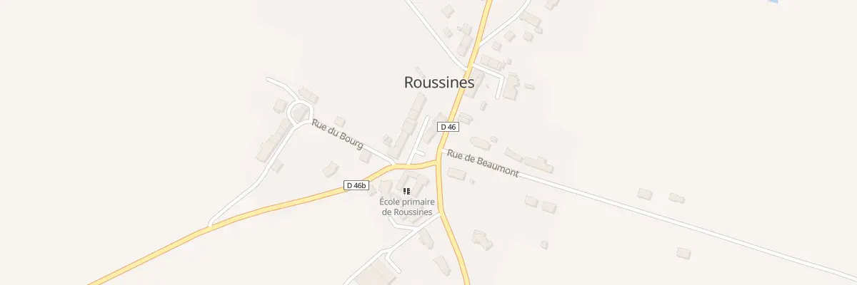Plan du 2 Pl de la Mairie à Roussines