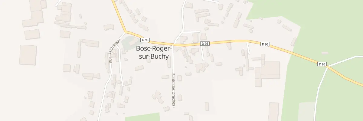 Plan du 1 Sen des Draches à Buchy