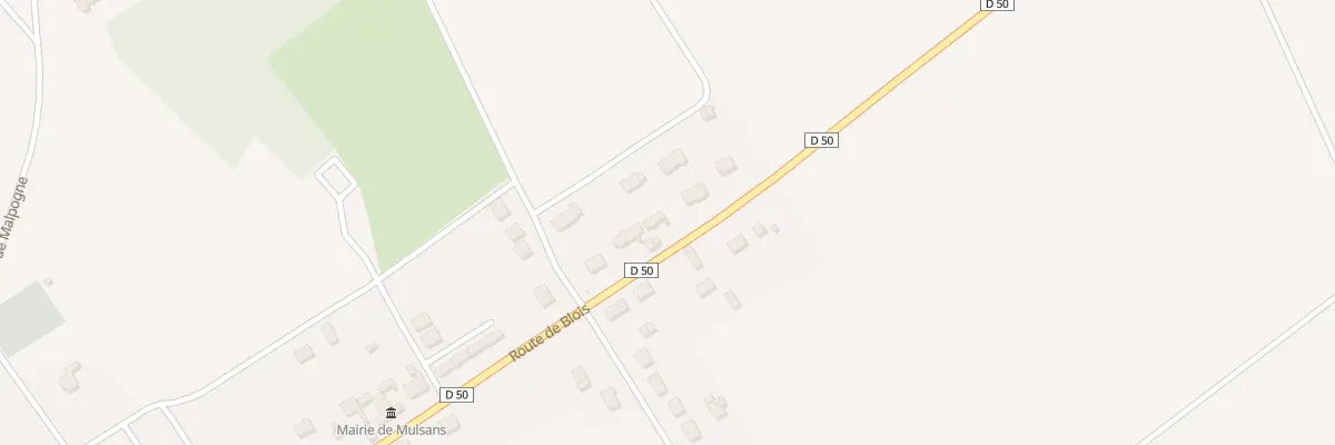 Plan du 4 Rte de Blois à Mulsans