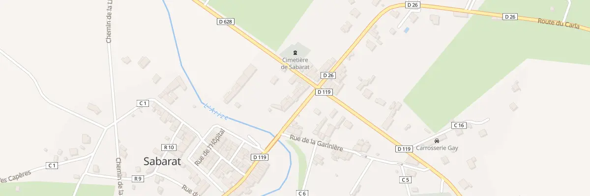 Plan du 7 Av des Quatre Chemins à Sabarat