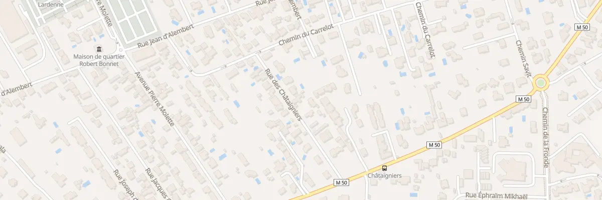 Plan du 13 Rue des Châtaigniers à Toulouse