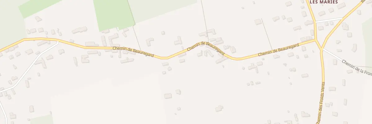 Plan du 27 Che de Beauregard à Sorel-Moussel