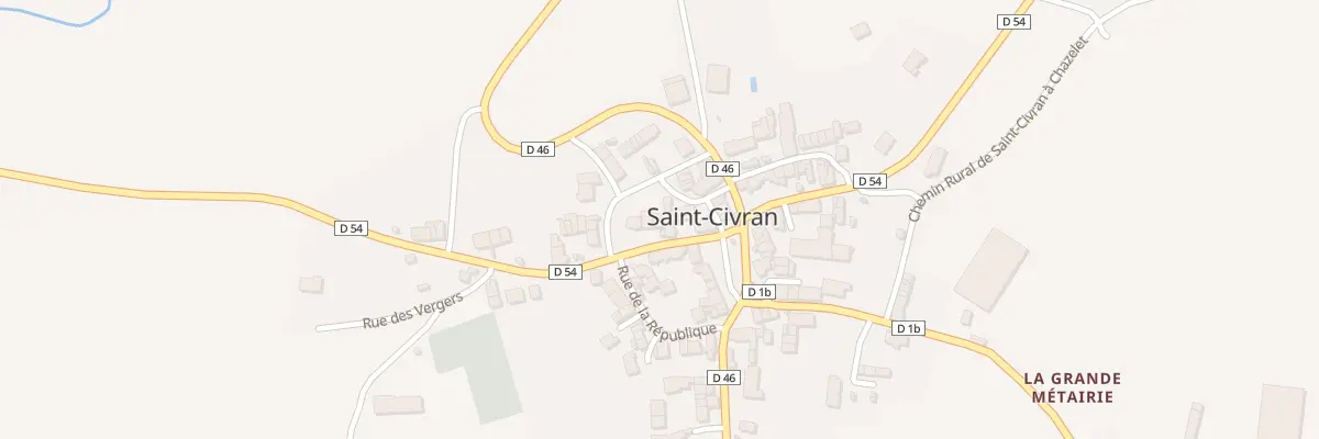Plan du 6 Rue de l’Eglise à Saint-Civran