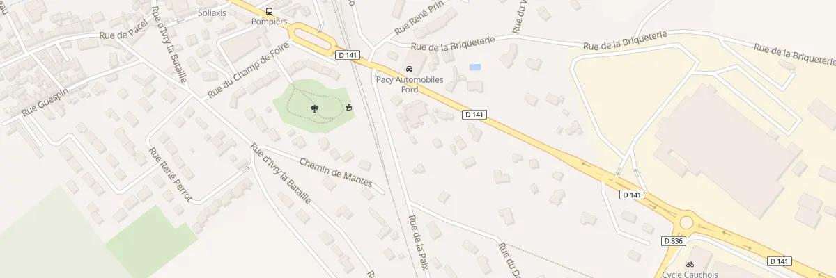 Plan du 5 Rue de la Paix à Pacy-sur-Eure