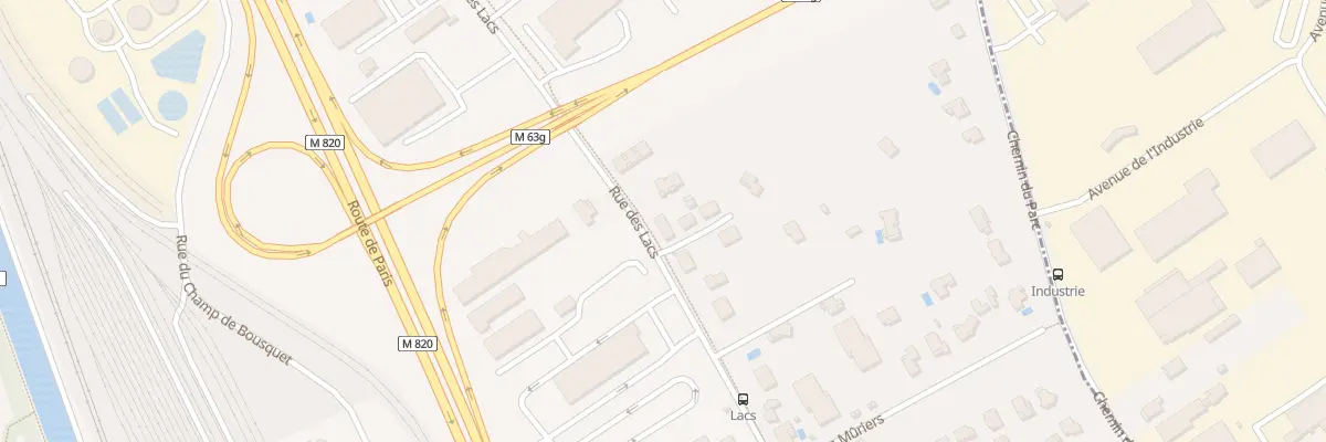 Plan du 72B Rue des Lacs à Lespinasse