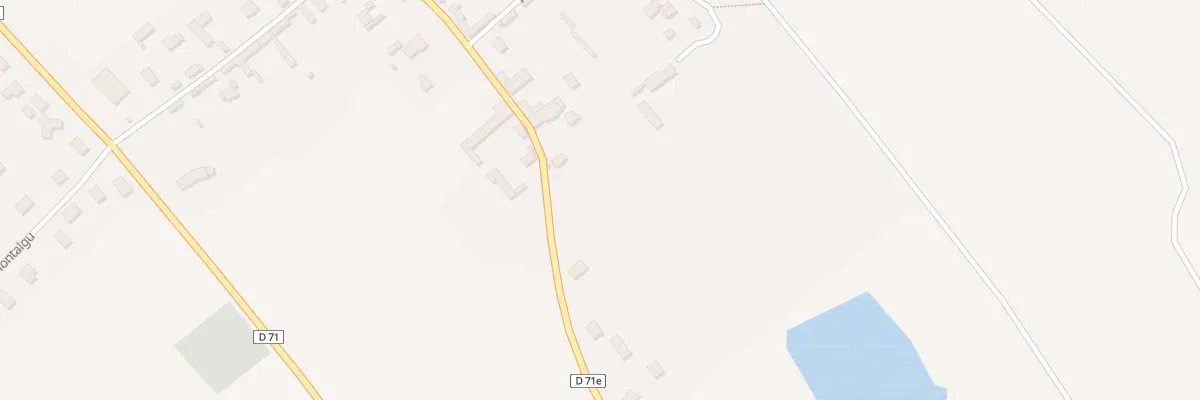 Plan de la Rue de Garennes à Fains