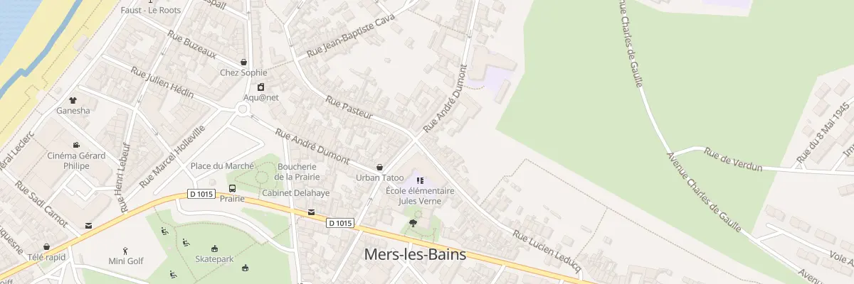 Plan du 1 Rue Lucien Leducq à Mers-les-Bains