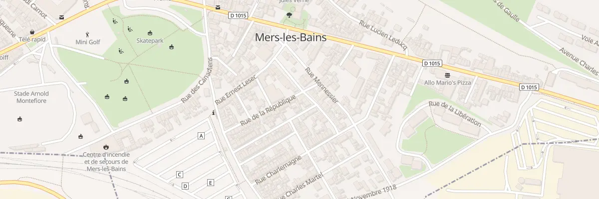 Plan du 3 Rue de la République à Mers-les-Bains