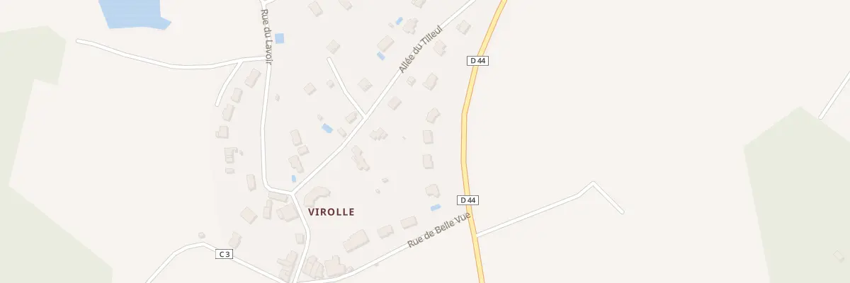 Plan du 93 Rte de Saint-just-le-martel à Aureil