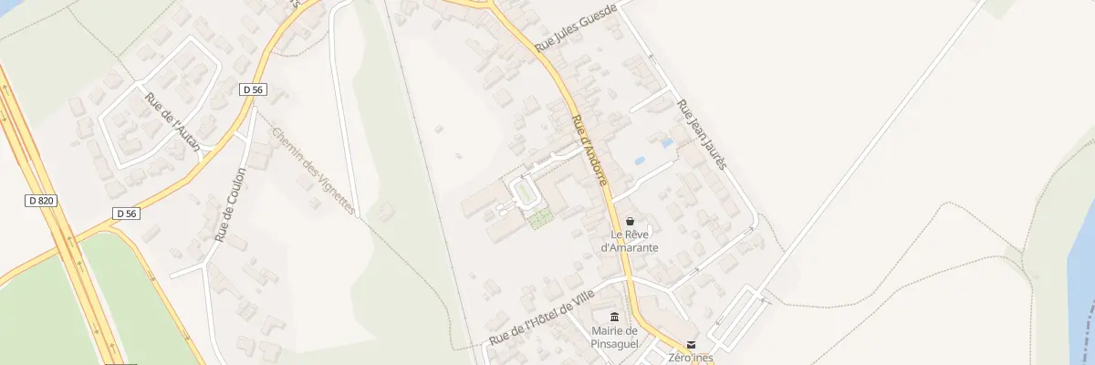 Plan du 3 Rue Theodore Monod à Pinsaguel