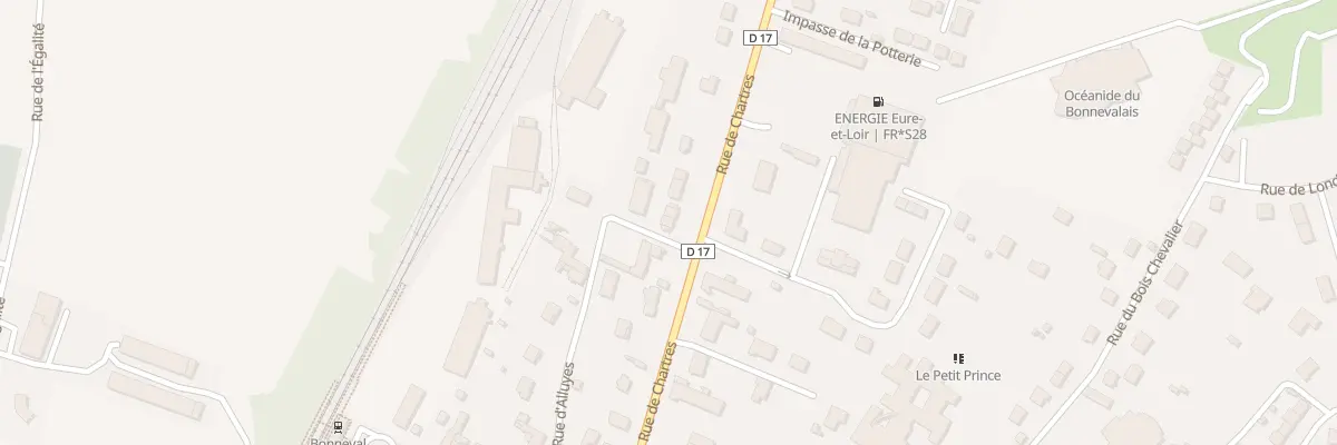 Plan du 93B Rue de Chartres à Bonneval
