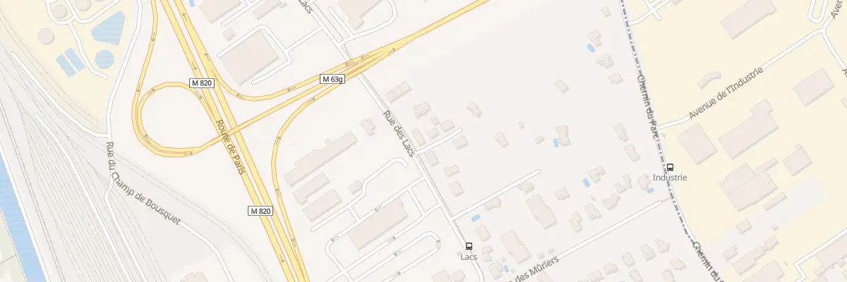 Plan du 72 Rue des Lacs à Lespinasse