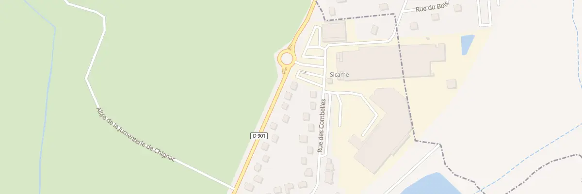 Plan du 38 Av Basile Lachaud à Arnac-Pompadour