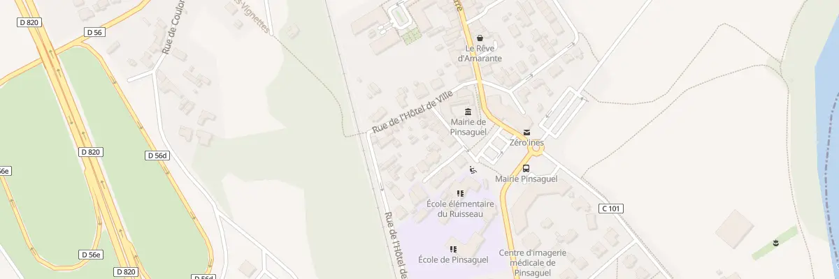 Plan du 8 Rue du Ruisseau à Pinsaguel