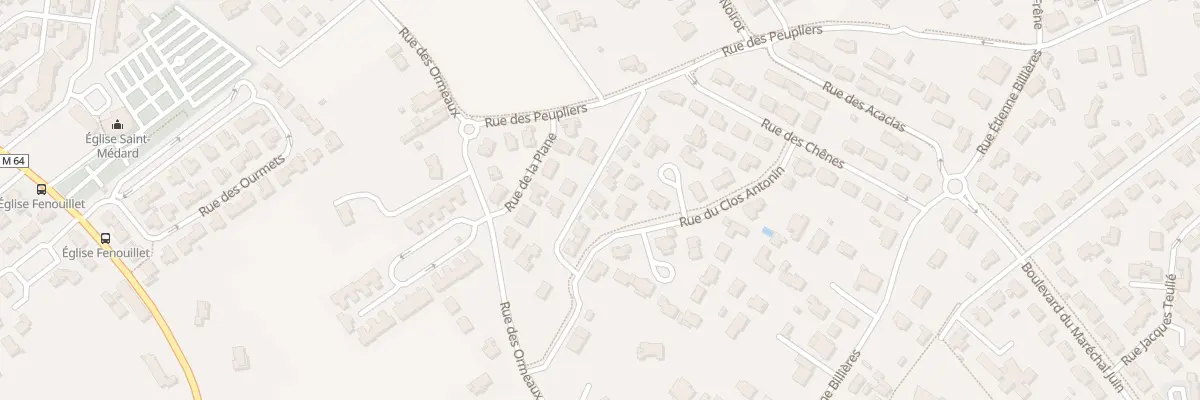 Plan du 13 Rue Henri Matisse à Fenouillet