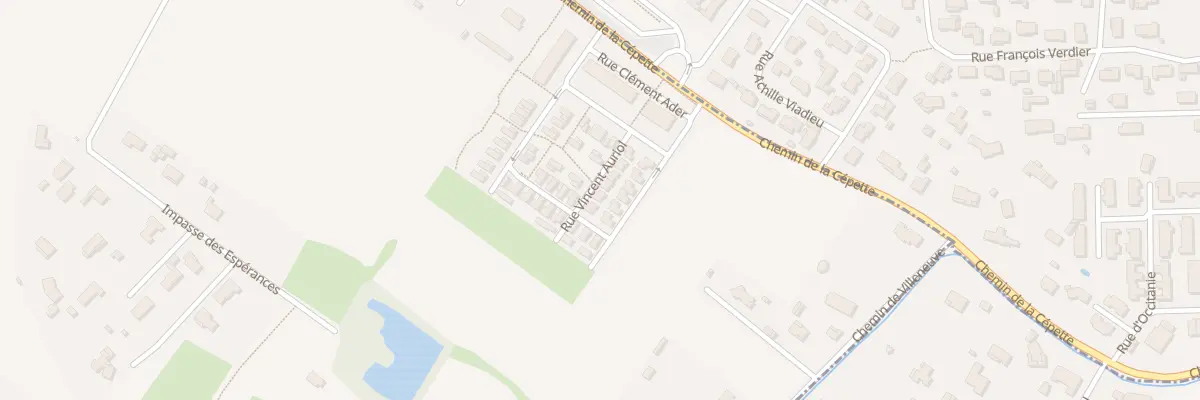 Plan du 9 Rue Vincent Auriol à Villate