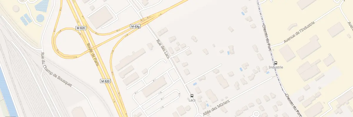 Plan du 66 Rue des Lacs à Lespinasse