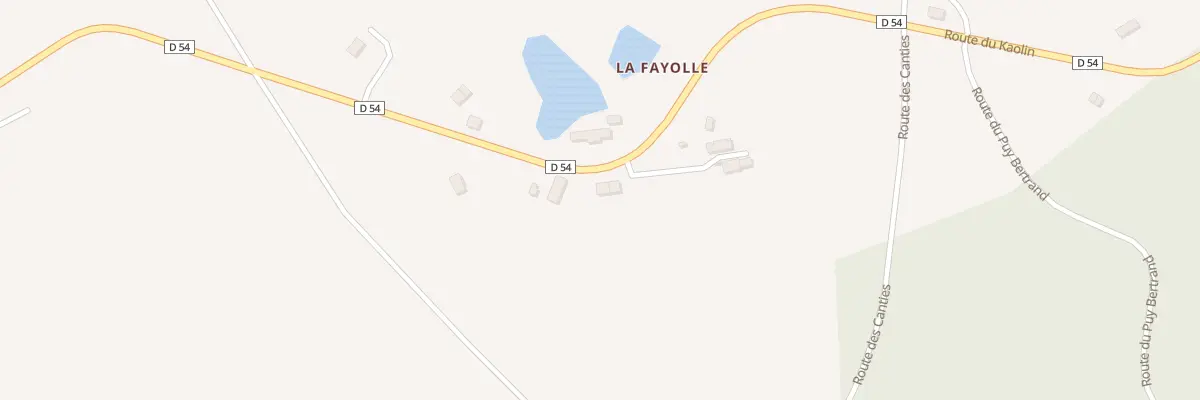 Plan du 3807 Rte du Kaolin à Meuzac