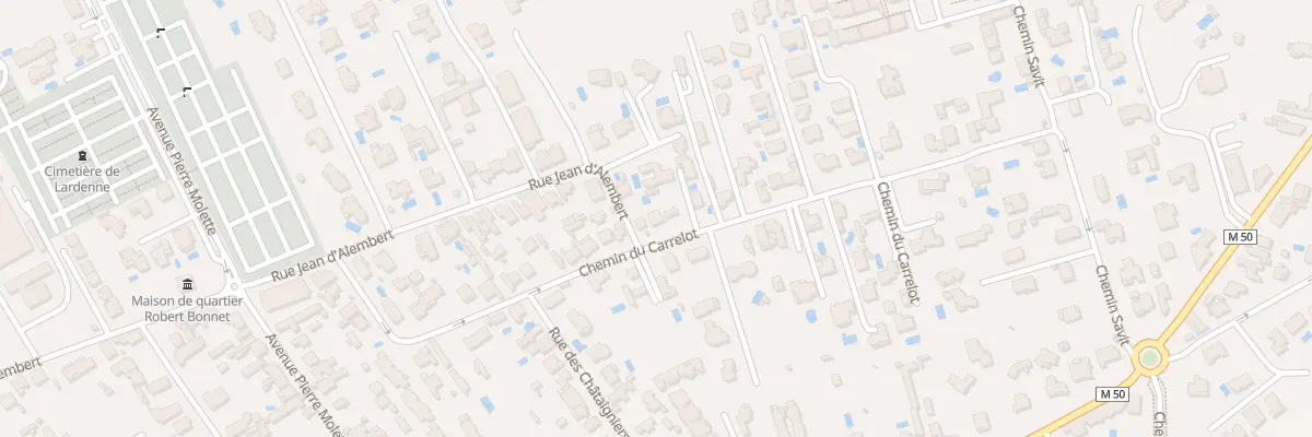 Plan du 32 Che du Carrelot à Toulouse
