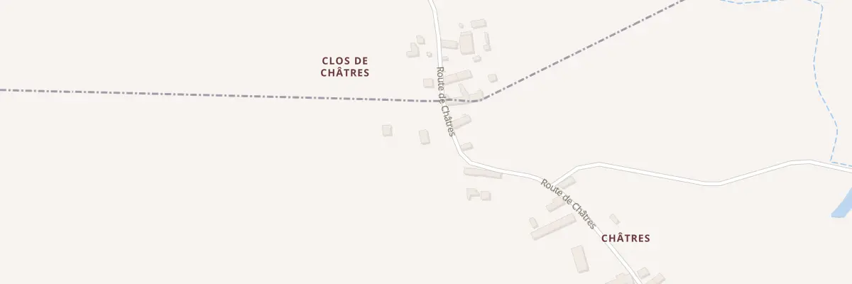 Plan du 2360 Rte de Chatres à Couddes