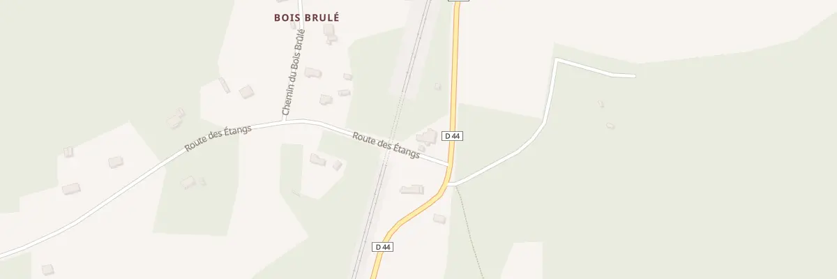 Plan du 40 Rte des Étangs à Ambazac
