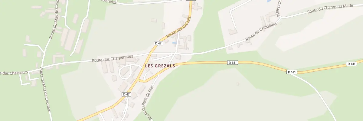 Plan du 78 Rte du Grézaillou à Masclat