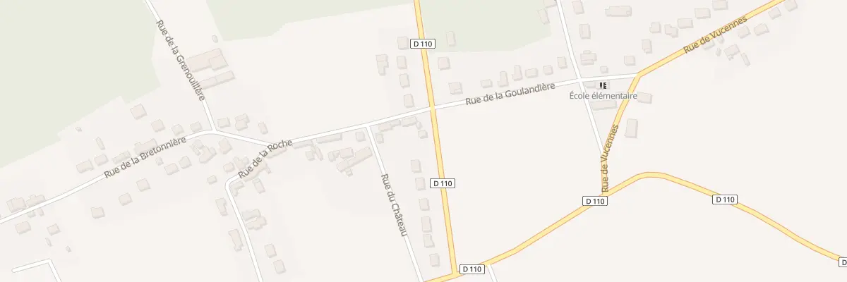 Plan du 13 Rue du Château à Moléans