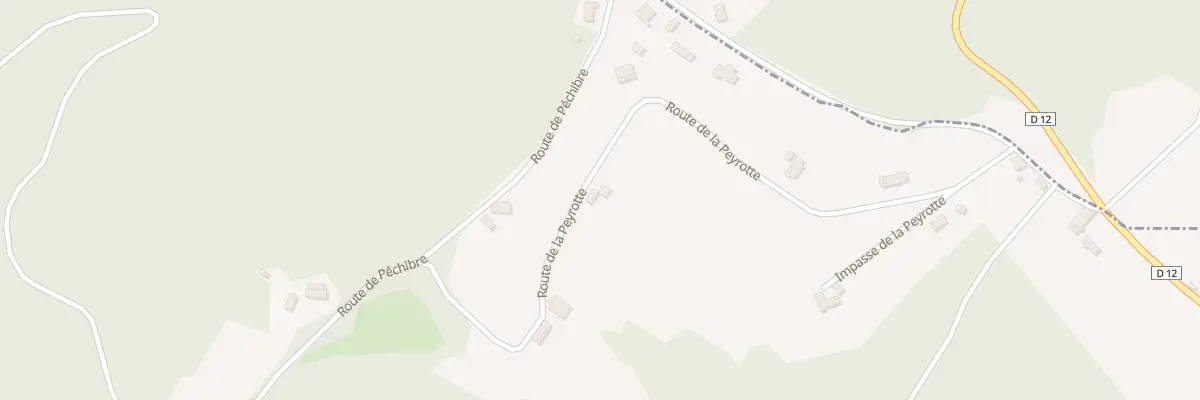 Plan du 411 Rte de la Peyrotte à Boissières