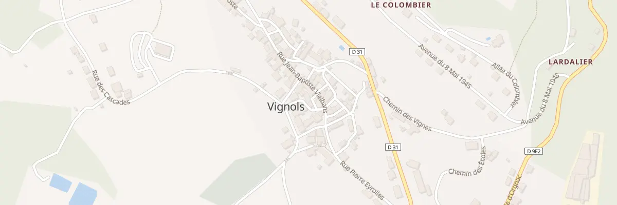 Plan du 1 Rue Des Ardennes à Vignols
