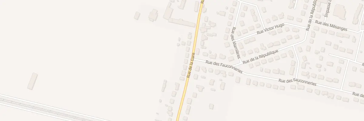 Plan du 24 Rue de la Gare à Amilly