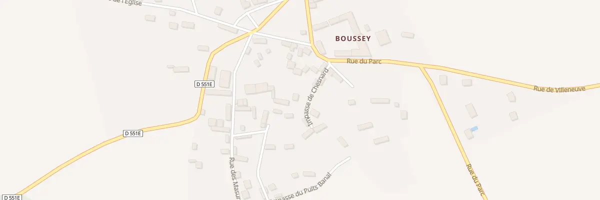 Plan du 2T Imp du Chesnard à La Couture-Boussey