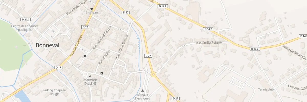 Plan du 6 Rue des Fosses Herisson à Bonneval