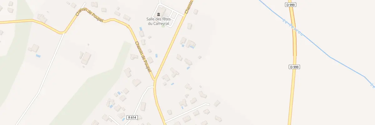 Plan du 2395 Che de Fayence à Montauban