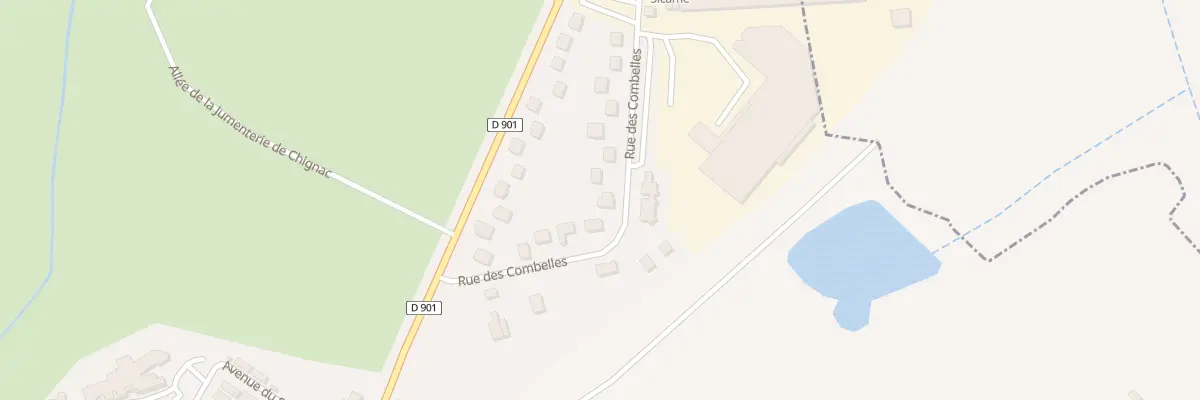 Plan du 11 Rue des Combelles à Arnac-Pompadour