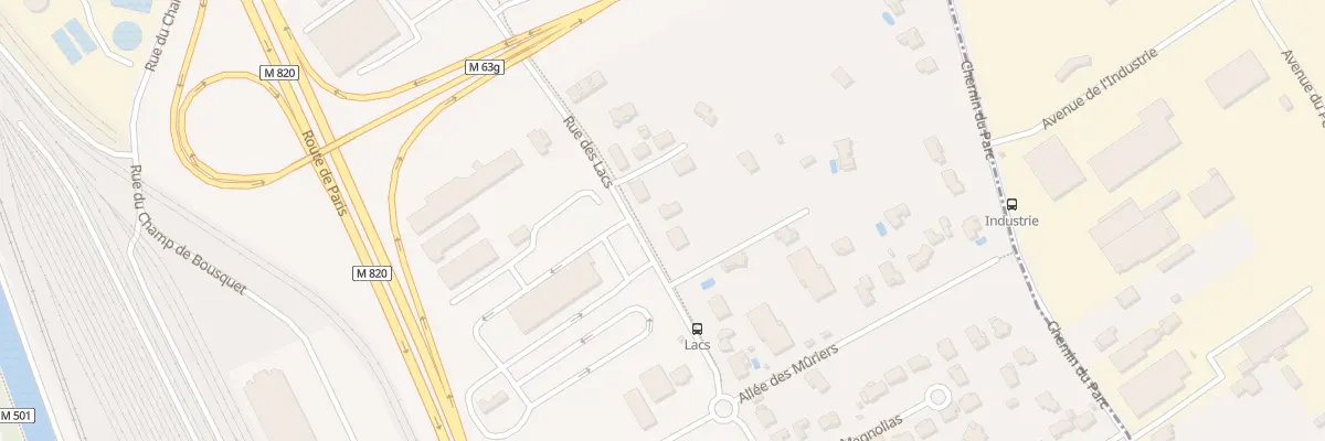 Plan du 62 Rue des Lacs à Lespinasse