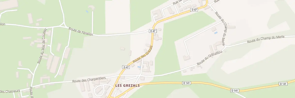 Plan du 84 Rte des Grézals à Masclat