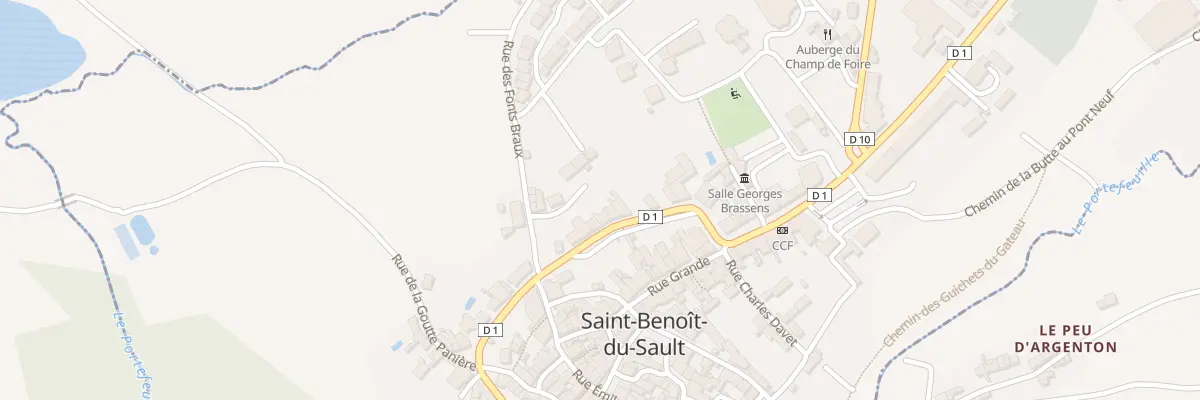 Plan du 10 Rue du Onze Novembre à Saint-Benoît-du-Sault