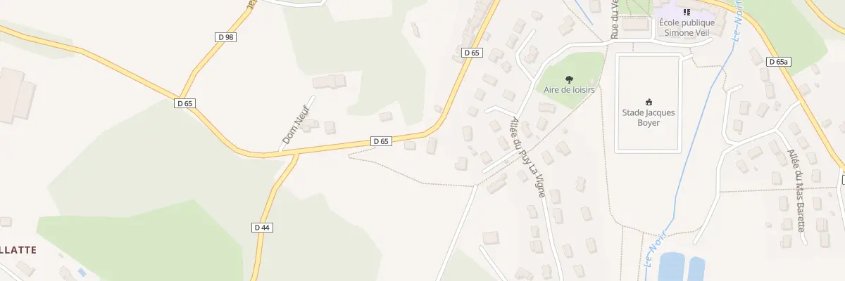 Plan du 25 Rue du Bourg Neuf à Eyjeaux