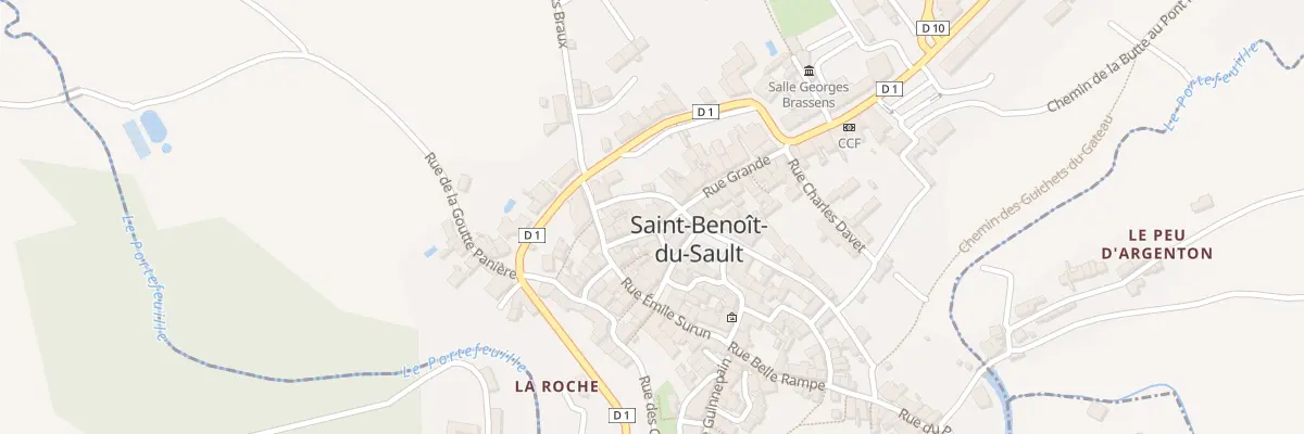 Plan du 5123 Rue du 8 Mai 1945 à Saint-Benoît-du-Sault