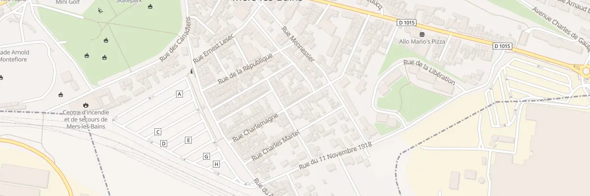 Plan du 38 Rue Charlemagne à Mers-les-Bains