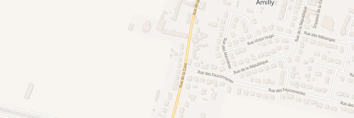 Plan du 20 Rue de la Gare à Amilly