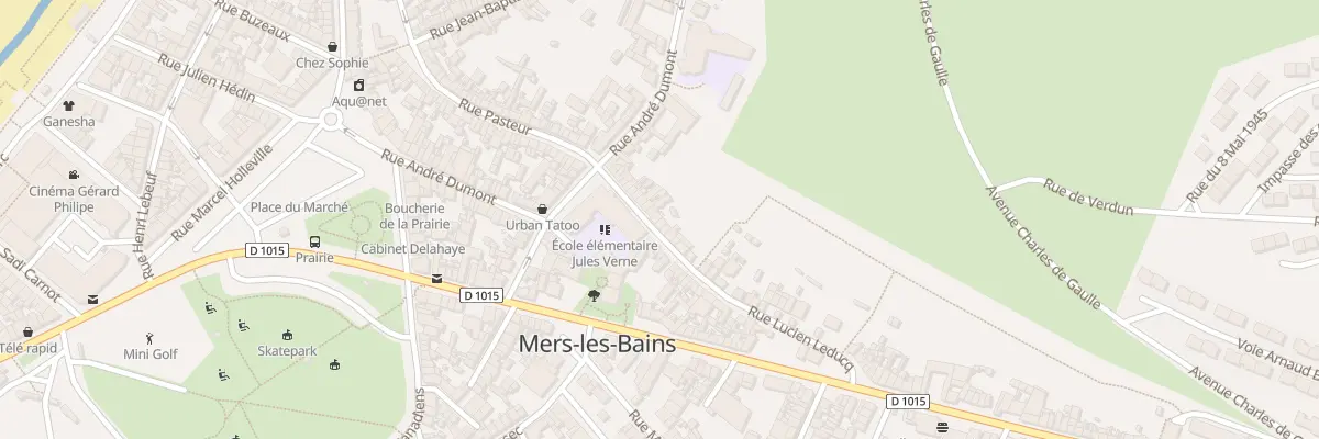 Plan du 23 Rue Lucien Leducq à Mers-les-Bains