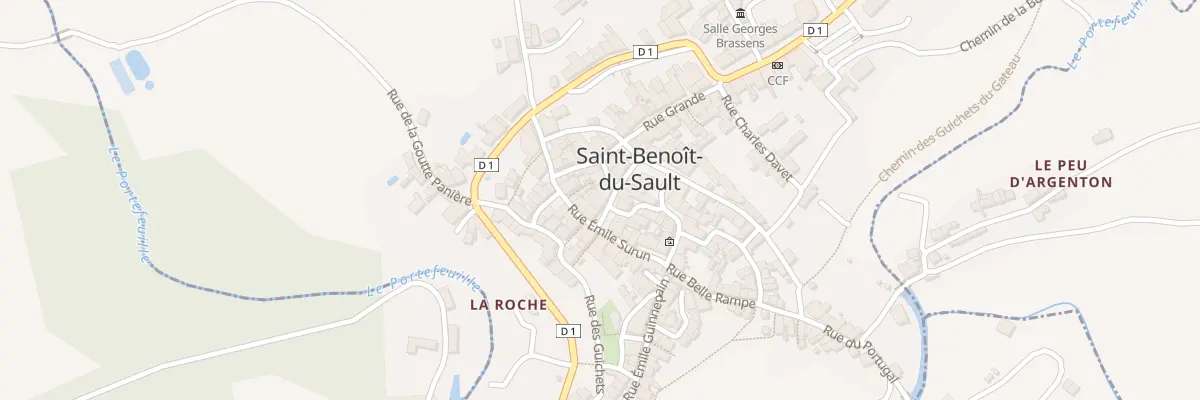 Plan du 5114 Pl de la République à Saint-Benoît-du-Sault