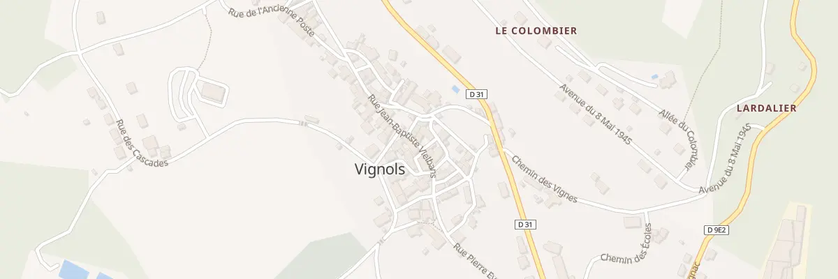Plan du 3 Rue Pierre Eyrolles à Vignols