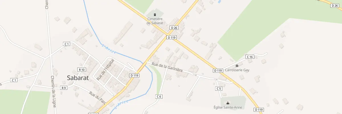 Plan du 5 Pl du Pradet à Sabarat