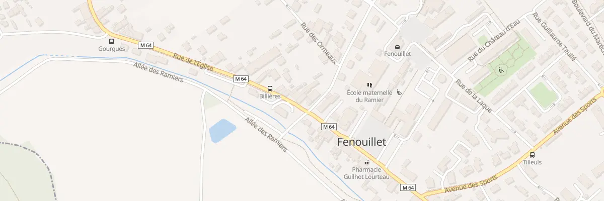Plan du 2 Rue de l’Église à Fenouillet
